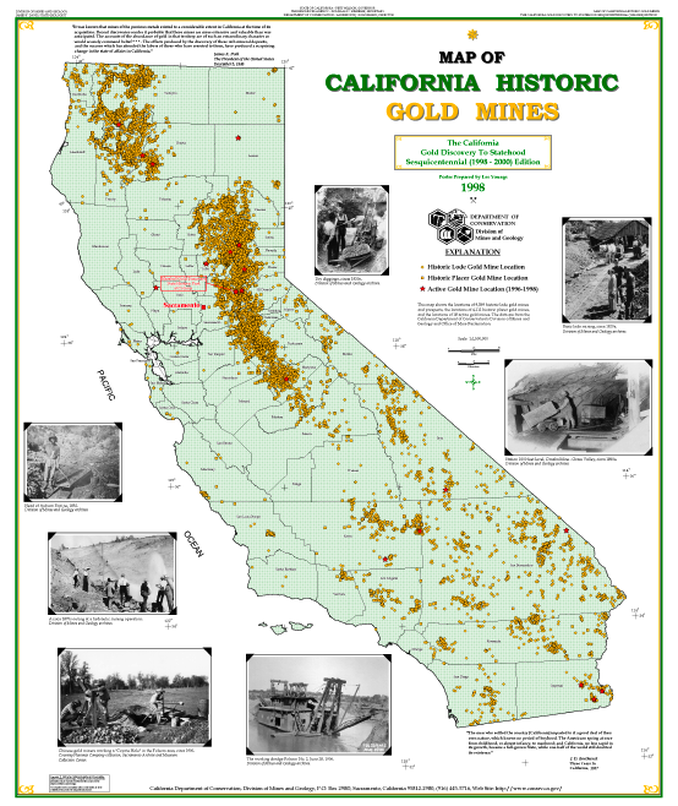 Pin By Frederic Brechet On Genealogy Gold Prospecting California 