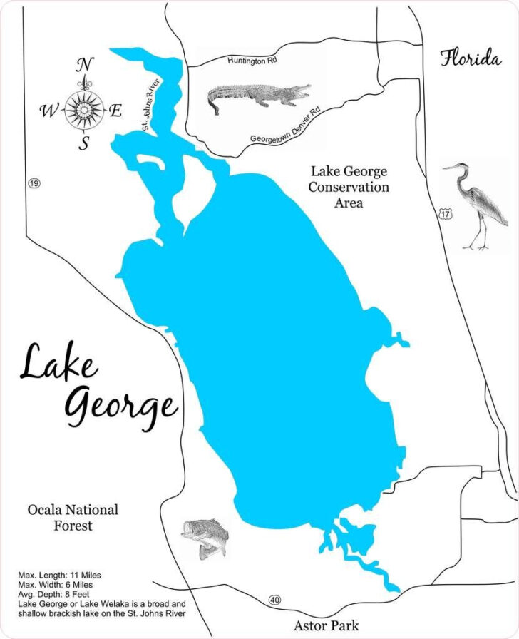 Lake George Florida Topo Map