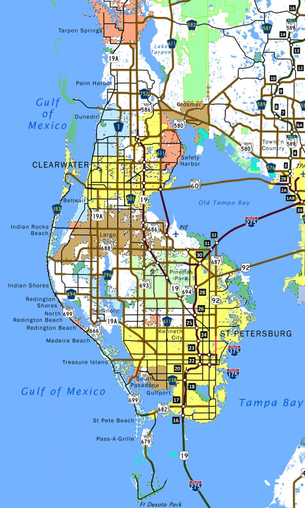 Map Of Palm Harbor, Florida