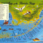 POSTCARDY The Postcard Explorer Map Florida Keys