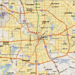 PRAIRIES LAKES REGION DALLAS TEXAS MAP