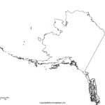 Printable Blank Map Of Alaska Outline Transparent PNG Map