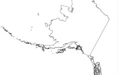 Printable Blank Map Of Alaska Outline Transparent PNG Map