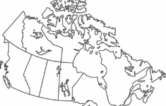 Printable Blank Map Of Canada With Provinces And Capitals Free