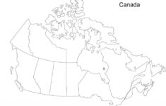 Printable Blank Map Of Canada With Provinces And Capitals Printable Maps