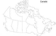 Printable Blank Map Of Canada With Provinces And Capitals Printable Maps