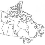 Printable Canada Blank Map With Outline Transparent Map PDF In 2021