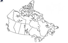 Printable Canada Blank Map With Outline Transparent Map PDF In 2021