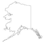 Printable Map Of Alaska Alaska Map Alaska Party Alaska Art