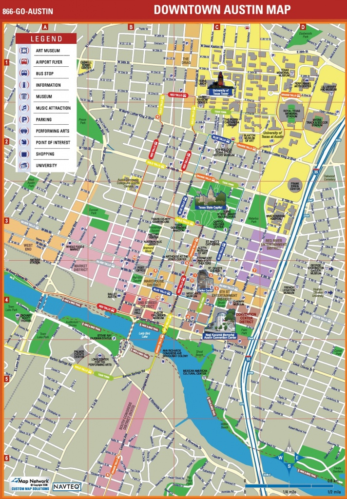 Printable Map Of Austin Texas And Surrounding Cities Neighborhoods 