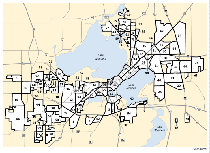 Printable Map Of Downtown Madison Wi