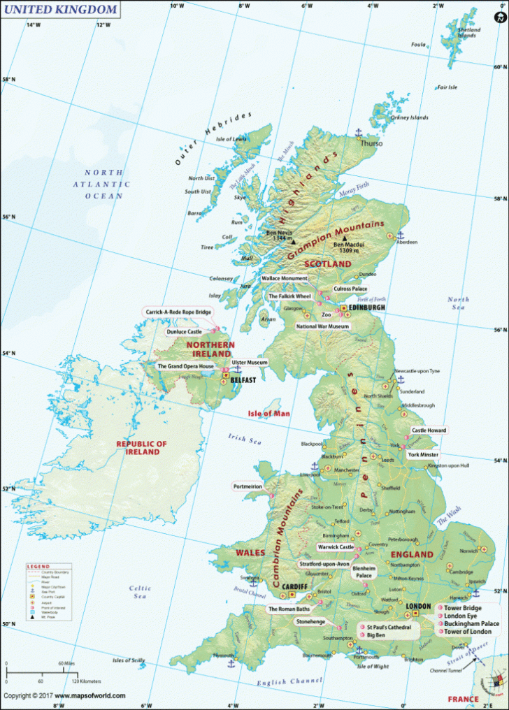 Pinboard Large Map Scotland And Northern Ireland