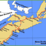 Printable Map Of Nova Scotia Canada Printable Maps