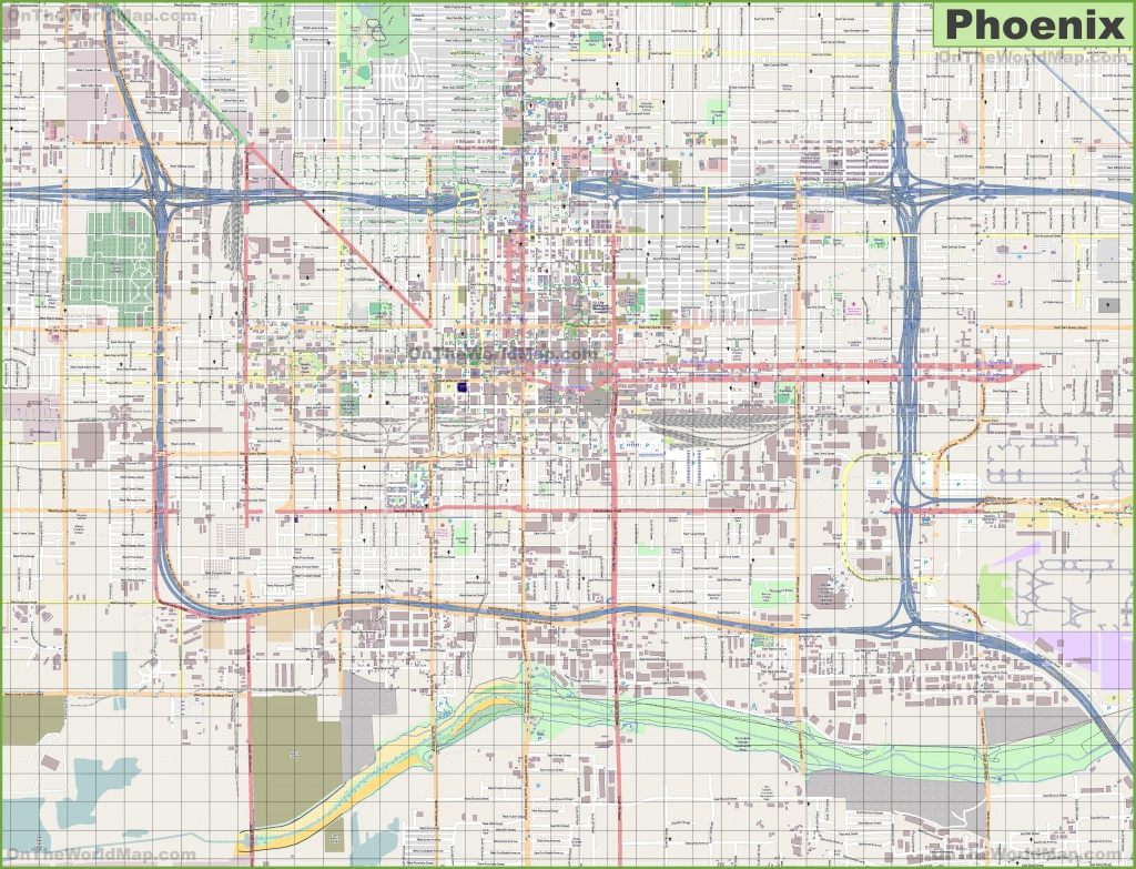 Printable Map Of Phoenix Free Printable Maps