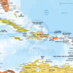 Printable Map Of The Caribbean Islands