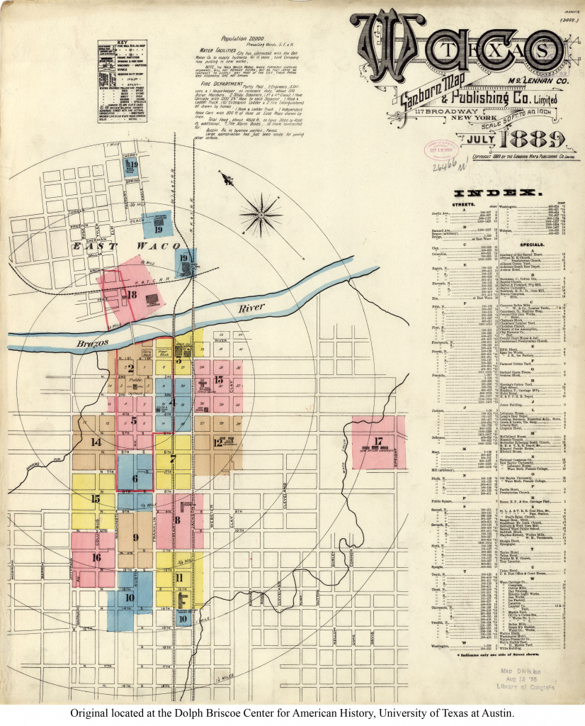 Printable Map Of Waco Texas Printable Maps