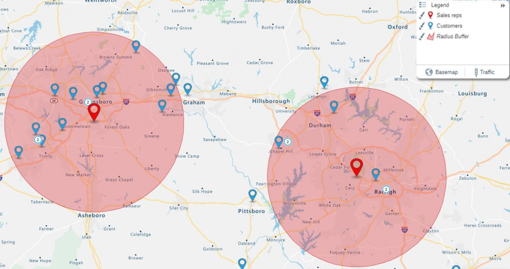 Printable Radius Map Free Printable Maps