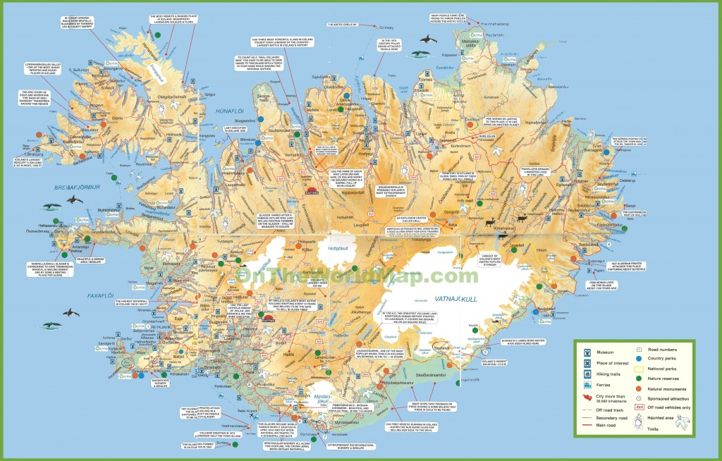 Printable Road Map Of Iceland Printable Maps