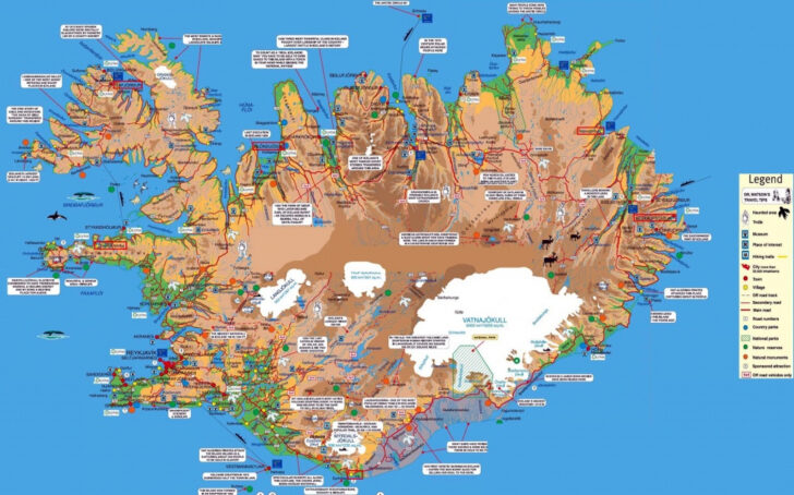 Iceland Map Printable