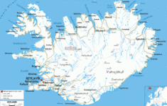 Printable Road Map Of Iceland Printable Maps