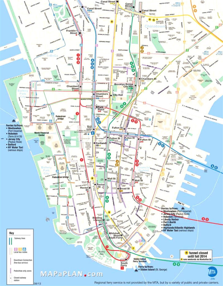 Midtown Nyc Map Printable Free