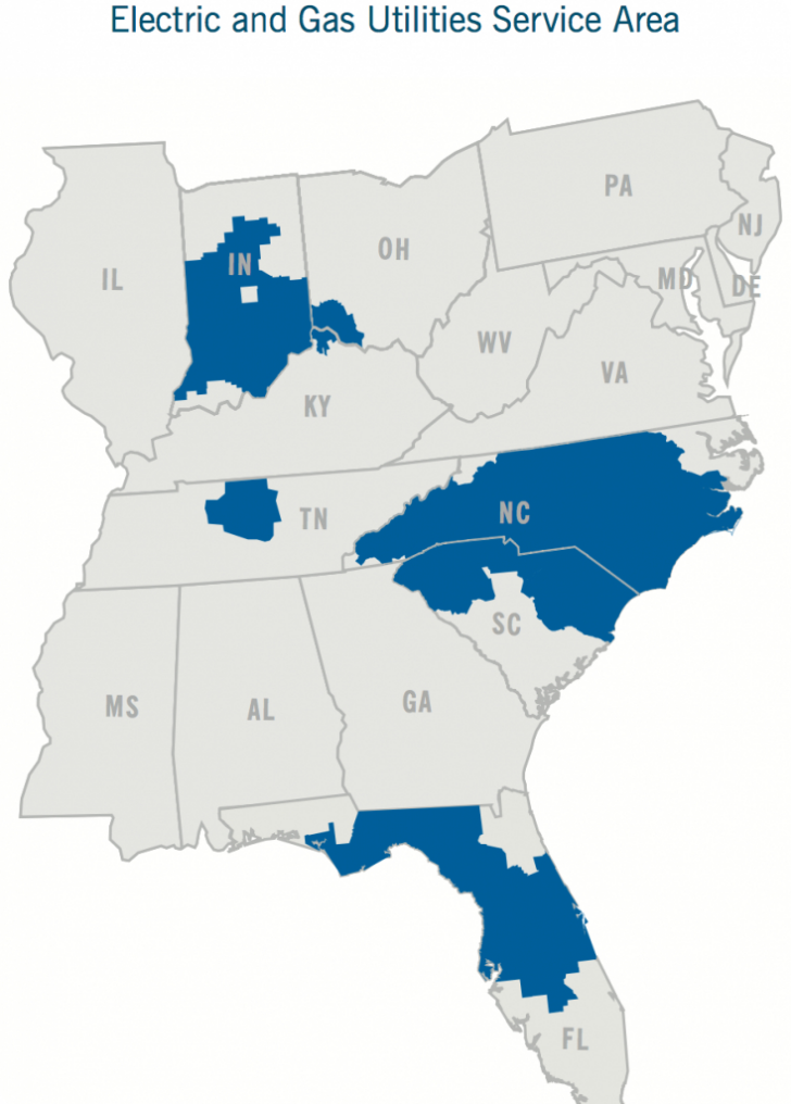 Duke Energy Map
