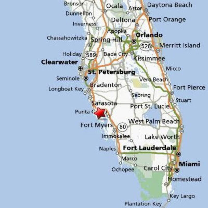 Punta Gorda Florida Map