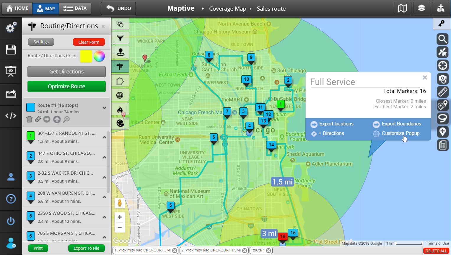 Radius Around Point Map How To Make In Google Maps Youtube 