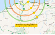 Radius map Peter Lucas Tool Hire Sales And Repair