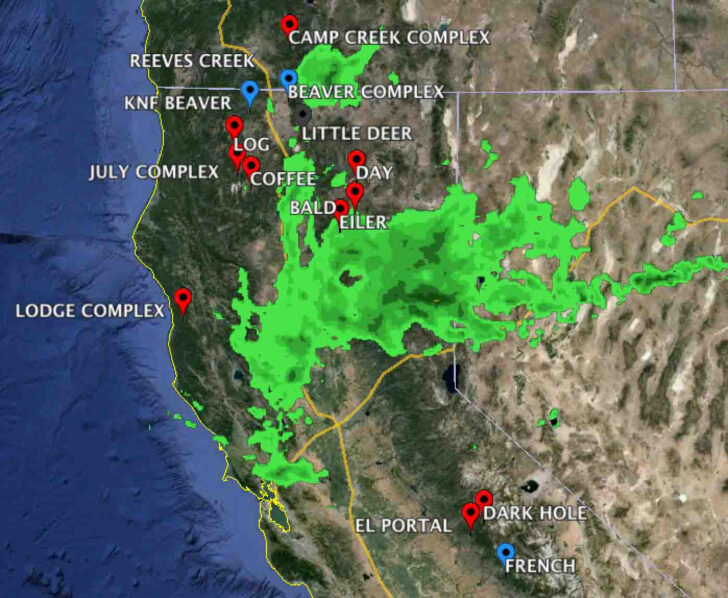 California Radar Map