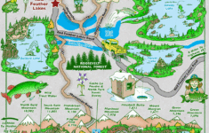 Red Feather Lakes And Poudre River Fishing Map Colorado Vacation