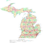 Reference Map Of Michigan Usa Nations Online Project The