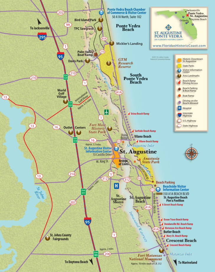 Ponte Vedra Florida Map