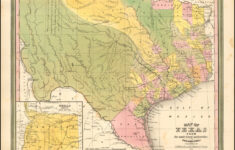 Republic Of Texas Map Of Texas From The Most Recent Authorities