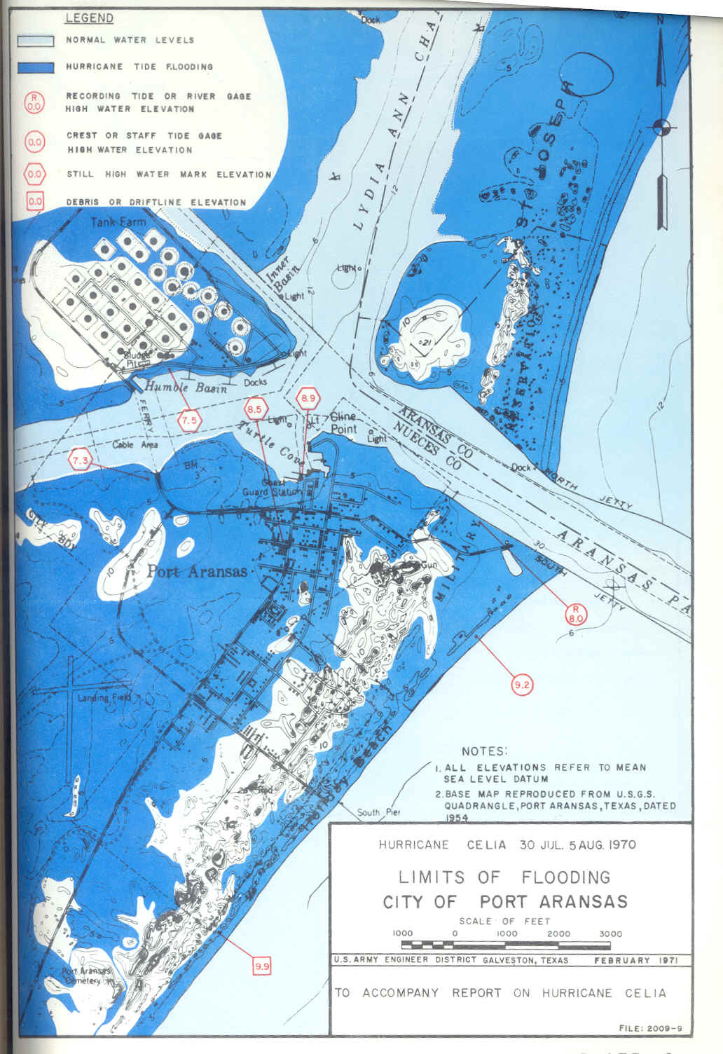 Resource Library The Reserve Map Of Port Aransas Texas Area 