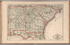 Road Map Of South Carolina Georgia And Florida