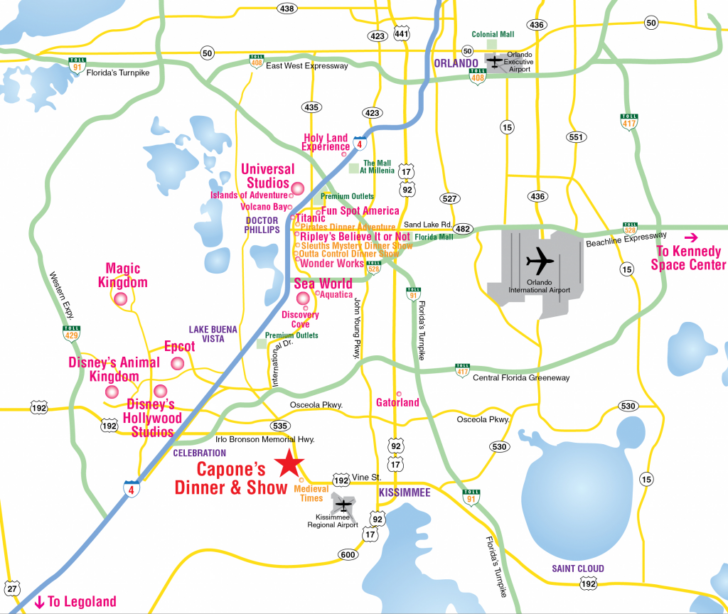 Welcome Florida Orlando Rd Map