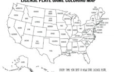 Road Trip Games License Plate Coloring Map S mores Snack Mix
