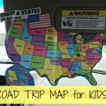 Road Trip Map For Kids 4tunate