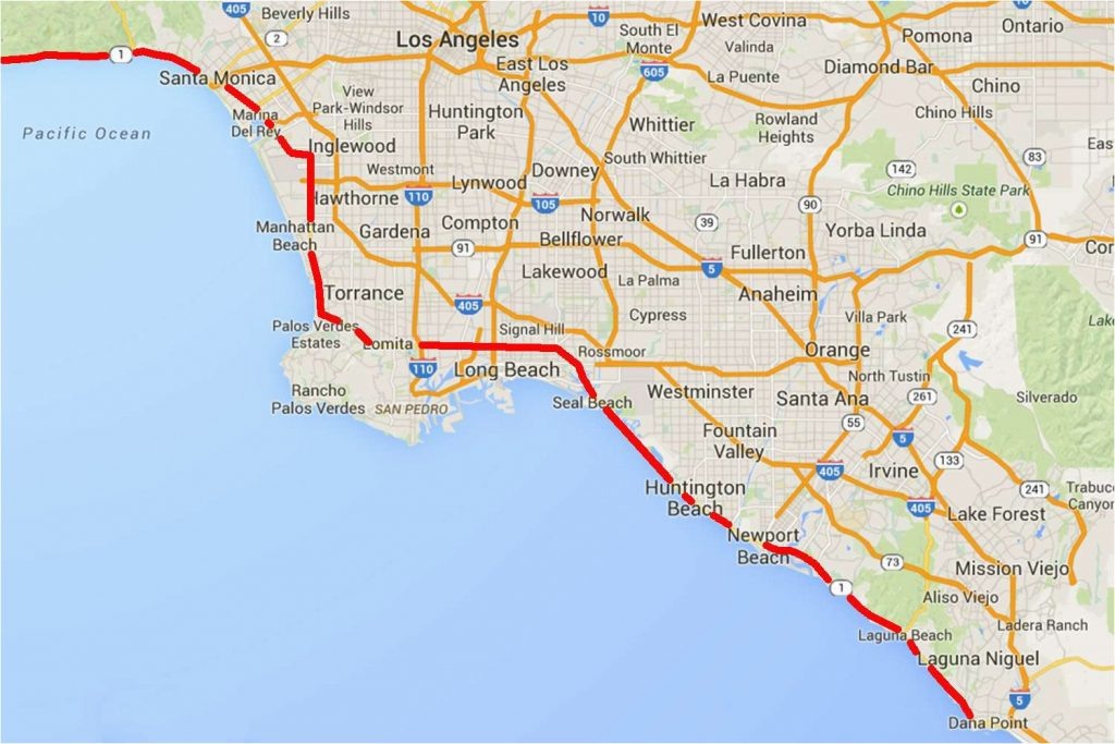 Route 1 California Road Trip Map Driving The Pacific Coast Highway 