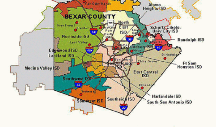 Texas School District Map