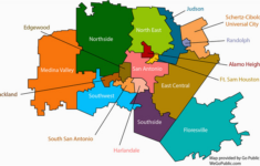 San Antonio School Districts Map Maps Model Online