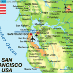 San Francisco San Jose Map Travel Map