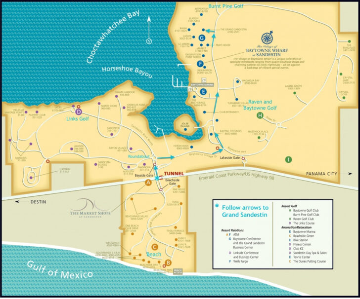 Sandestin Florida Map