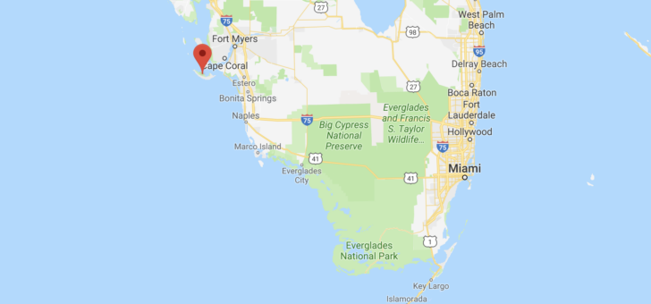 Show Sanibel Island On A Map Of Florida