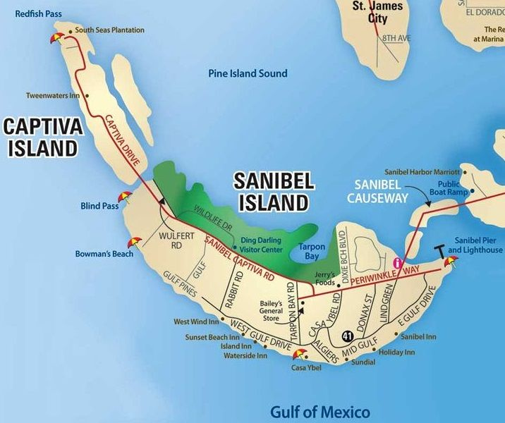 Sanibel Island Map