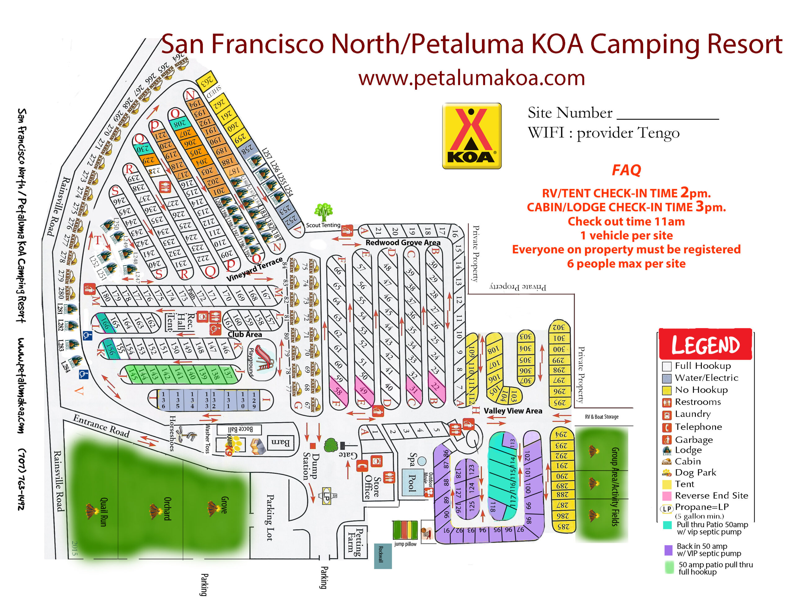 Santa Cruz Redwoods Rv Resort Rv Park Map California Rv Campgrounds 