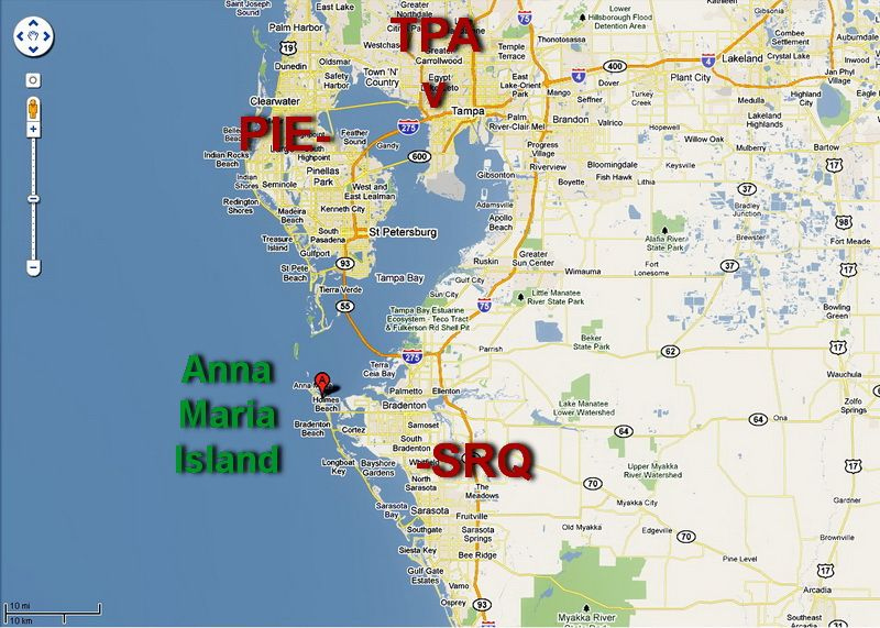 Santa Maria Island Fl Map State Coastal Towns Map