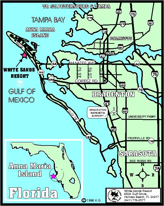 Santa Maria Island Florida Map