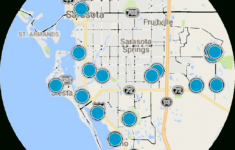 Sarasota Florida Map Stock Image Image Of Sarasota 128973471